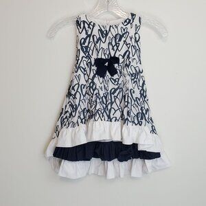 Alice Pi tiered ruffled girls high low spring dress